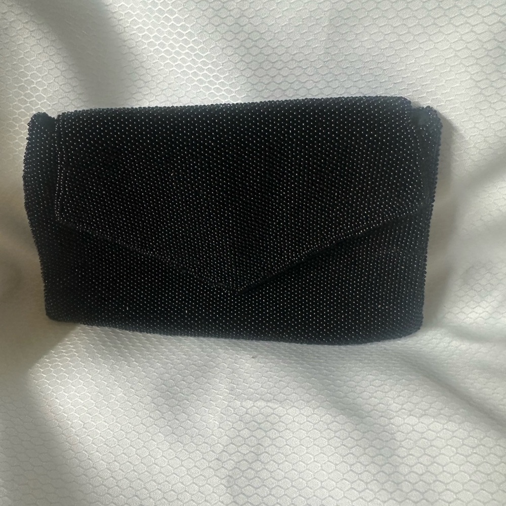 Vintage French Beaded Clutch/belt bag